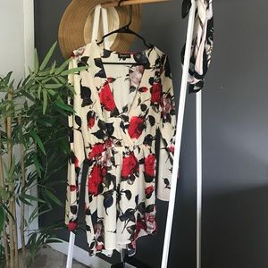 Zaful Floral Romper Medium